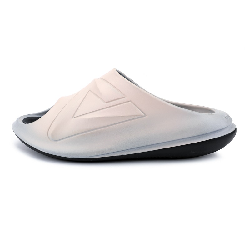 Peak Anti-Slip Durable Comfortable EVA Leather Slide Sandals ET42027L Latte Color