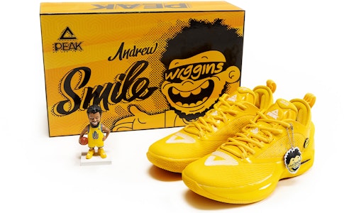 匹克 维金斯AW2 -笑臉配色禮盒 彈射推進 靈活緩震回彈耐磨 防滑透氣 低幫 籃球鞋 男款 亮黃色 公仔版本 Buy 匹克 维金斯AW2 -笑臉配色禮盒 彈射推進 靈活緩震回彈耐磨 防滑透氣 低幫 籃球鞋 男款 亮黃色 公仔版本
