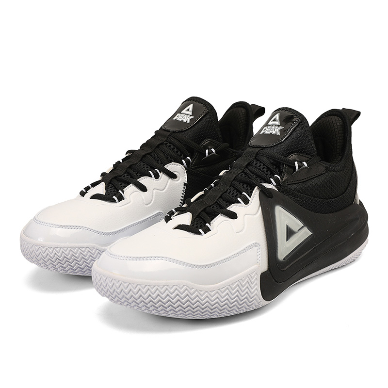 Lookbook 匹克 锋刃 Pro 回彈 耐磨減震 低筒 實戰籃球鞋 男款 白黑