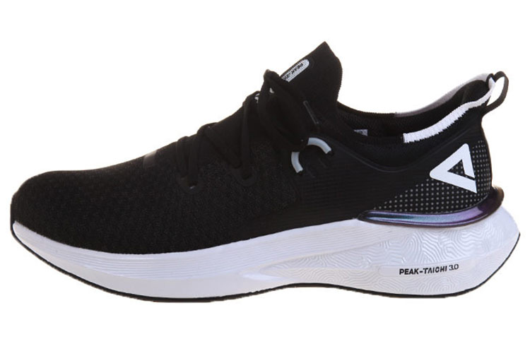 Peak Casual Sports Running Shoes 'Black and White'