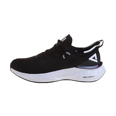 Peak Casual Sports Running Shoes 'Black and White'