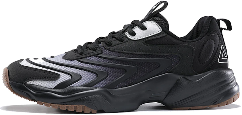 PEAK 經典復古低筒跑鞋 黑色 舒適耐用跑步鞋 DE140037 Black-Color Buy PEAK 經典復古低筒跑鞋 黑色 舒適耐用跑步鞋 DE140037 Black-Color