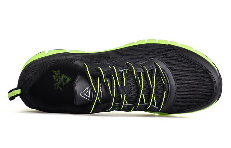 Lookbook ピーク 快適 ランニングシューズ (黒)  (Pi-ku Kaitaku Ranningushūzu (Kuro)) DH620303