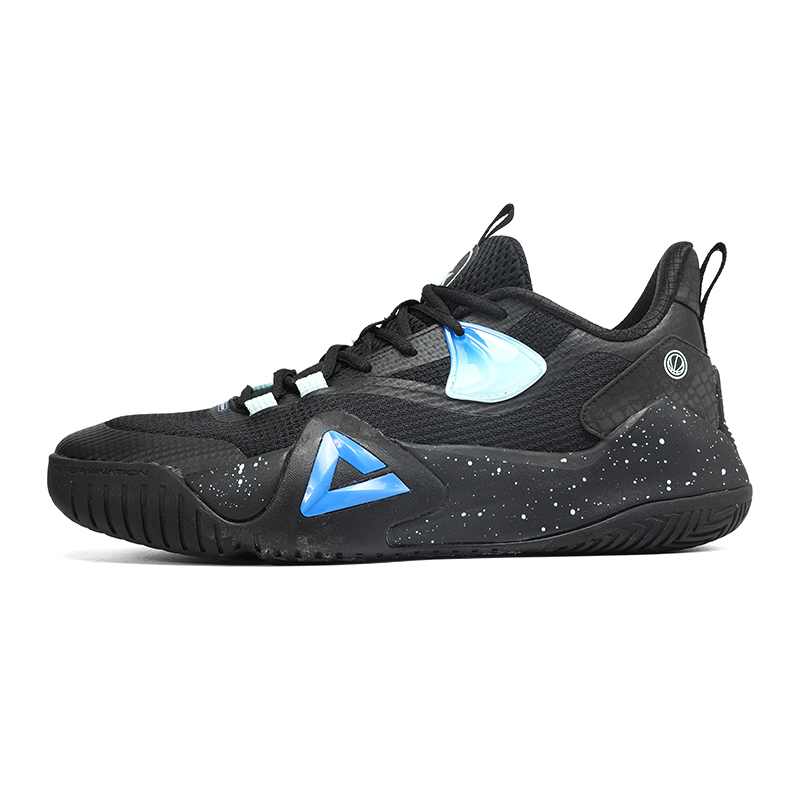 Peak Flash Pro SWR Outdoor Basketball Shoes Black Ice Blue Low-Top Sneakers DA410041 Black Ice Orchid