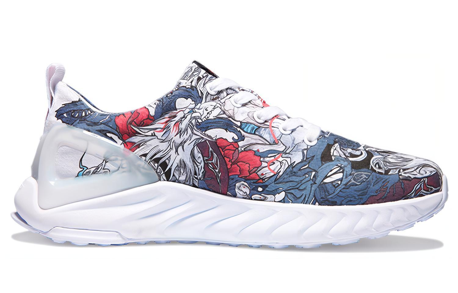Order Peak IDX x Taichi Low Canvas ''Bianco Blu Rosso'' ''Graffiti'' E0400502
