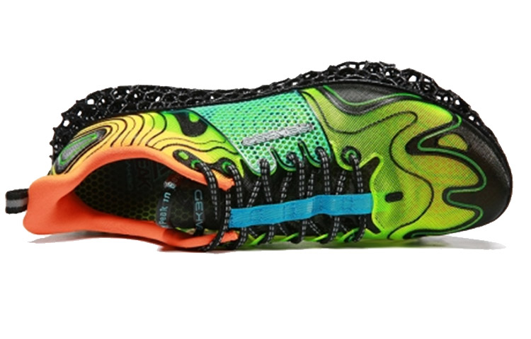 Lookbook 匹克低帮跑鞋 '绿色3D打印' E92147E