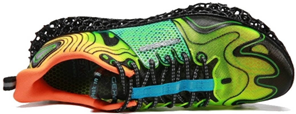 Peak Low-Top Running Shoes 'Green 3D Print' E92147E Lookbook Peak Low-Top Running Shoes 'Green 3D Print' E92147E