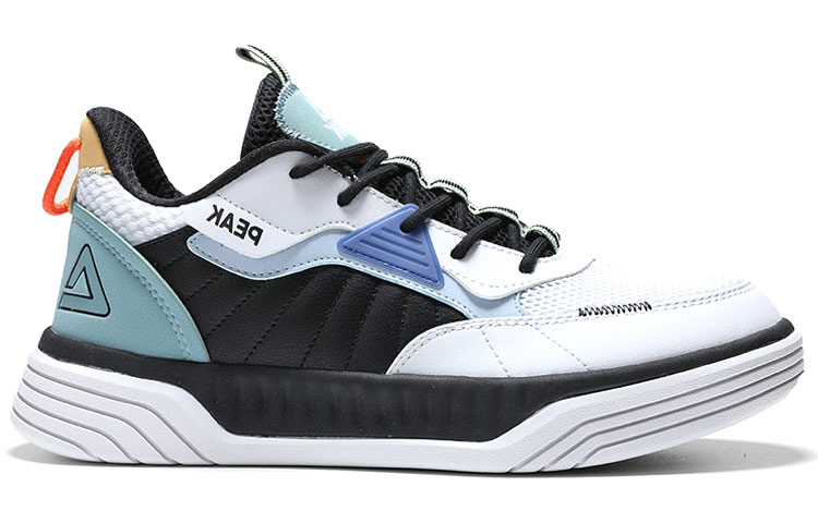 Order 匹克 防滑耐磨 中筒籃球鞋 男款 白黑