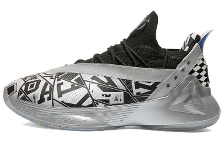 Order 匹克 帕克七代 高筒 實戰籃球鞋 男款 銀色 退役版 閃電禮盒套裝