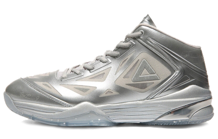 Purchase 匹克 帕克七代 高筒 實戰籃球鞋 男款 銀色 退役版 閃電禮盒套裝