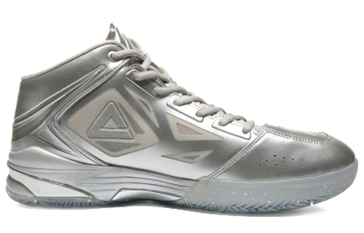 Details for 匹克 帕克七代 高筒 實戰籃球鞋 男款 銀色 退役版 閃電禮盒套裝