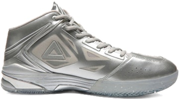 匹克 帕克七代 高筒 實戰籃球鞋 男款 銀色 退役版 閃電禮盒套裝 Details for 匹克 帕克七代 高筒 實戰籃球鞋 男款 銀色 退役版 閃電禮盒套裝