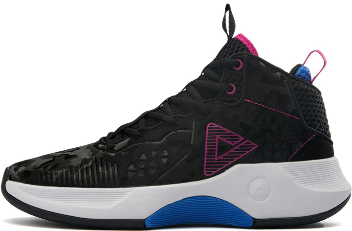 peak-ranger-high-top-basketball-shoes-black-purple-red-anti-slip-durable-da-310151-black-and-magenta