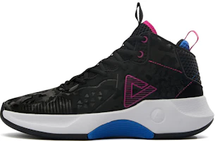 Peak Ranger High-Top Basketball Shoes Black Purple Red Anti-Slip Durable DA310151 Black and Magenta. Peak Ranger High-Top Basketball Shoes Black Purple Red Anti-Slip Durable DA310151 Black and Magenta.
