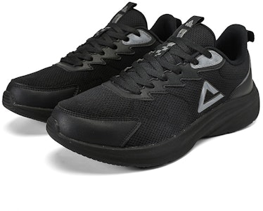 匹克 防滑耐磨透氣輕便 低幫 跑步鞋 男款 黑白 2