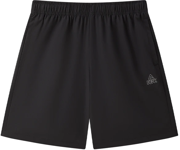 peak-second-wind-black-sports-shorts-breathable-and-versatile-for-summer-df-342081-black