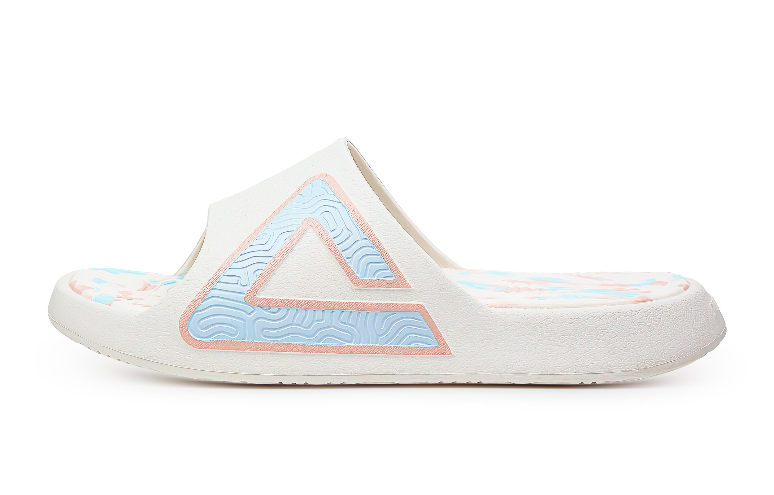 Peak Taichi 1.0 Mermaid Slippers White Pink Fashion Comfortable Slides DL430127 White/Pink Canvas