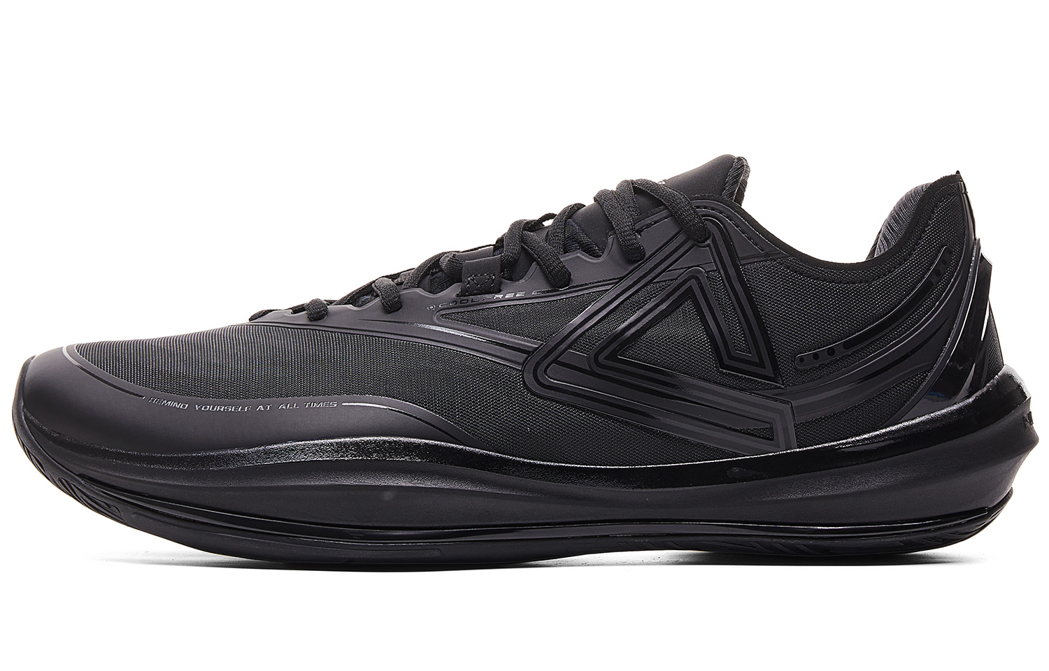 Peak Taichi 3.0 Black Warrior Low-Top Basketball Shoes Lightweight Agile DA530011 All Black