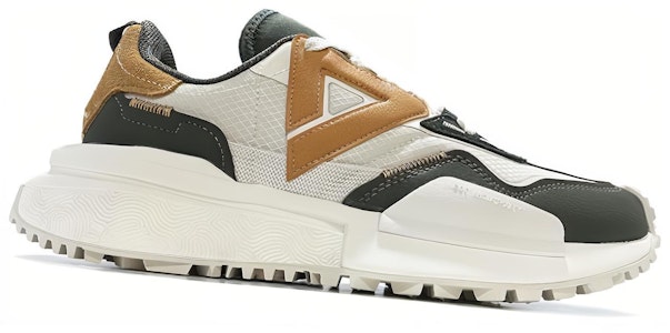 匹克 态极70s 织物合成革 防滑耐磨 低帮 运动休閒鞋 男款 白綠棕 Order 匹克 态极70s 织物合成革 防滑耐磨 低帮 运动休閒鞋 男款 白綠棕