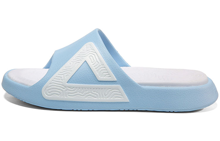 Peak Taichi Classic Sky Blue Slides - Comfortable, Durable, Water-Resistant. E92038L Sky Blue / White