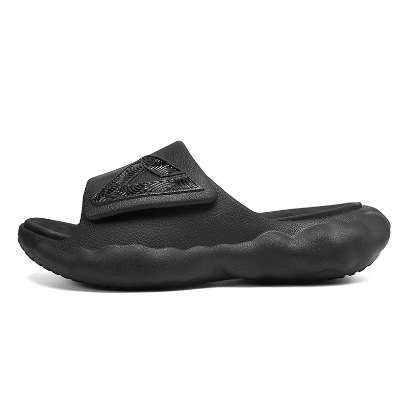 PEAK Taichi Cloud Slides Black Pillow Comfort Sports Sandals DL340507 All Black