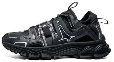 PEAK Taichi Explorer Black Low-Top Running Shoes - Cushion & Grip E94071E Black PEAK Taichi Explorer Black Low-Top Running Shoes - Cushion & Grip E94071E Black