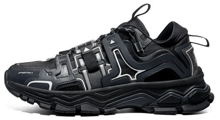 PEAK Taichi Explorer Black Low-Top Running Shoes - Cushion & Grip E94071E Black Buy PEAK Taichi Explorer Black Low-Top Running Shoes - Cushion & Grip E94071E Black