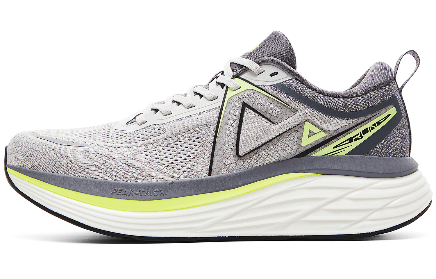 Peak Taichi Qianli Training Running Shoes Smoke Grey - Men’s Cushioned Sneakers. DH440267 Ashtray