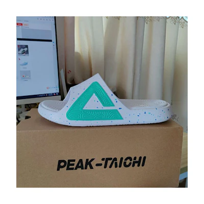 Peak TaiChi Slippers 'Great White/Azure Blue'