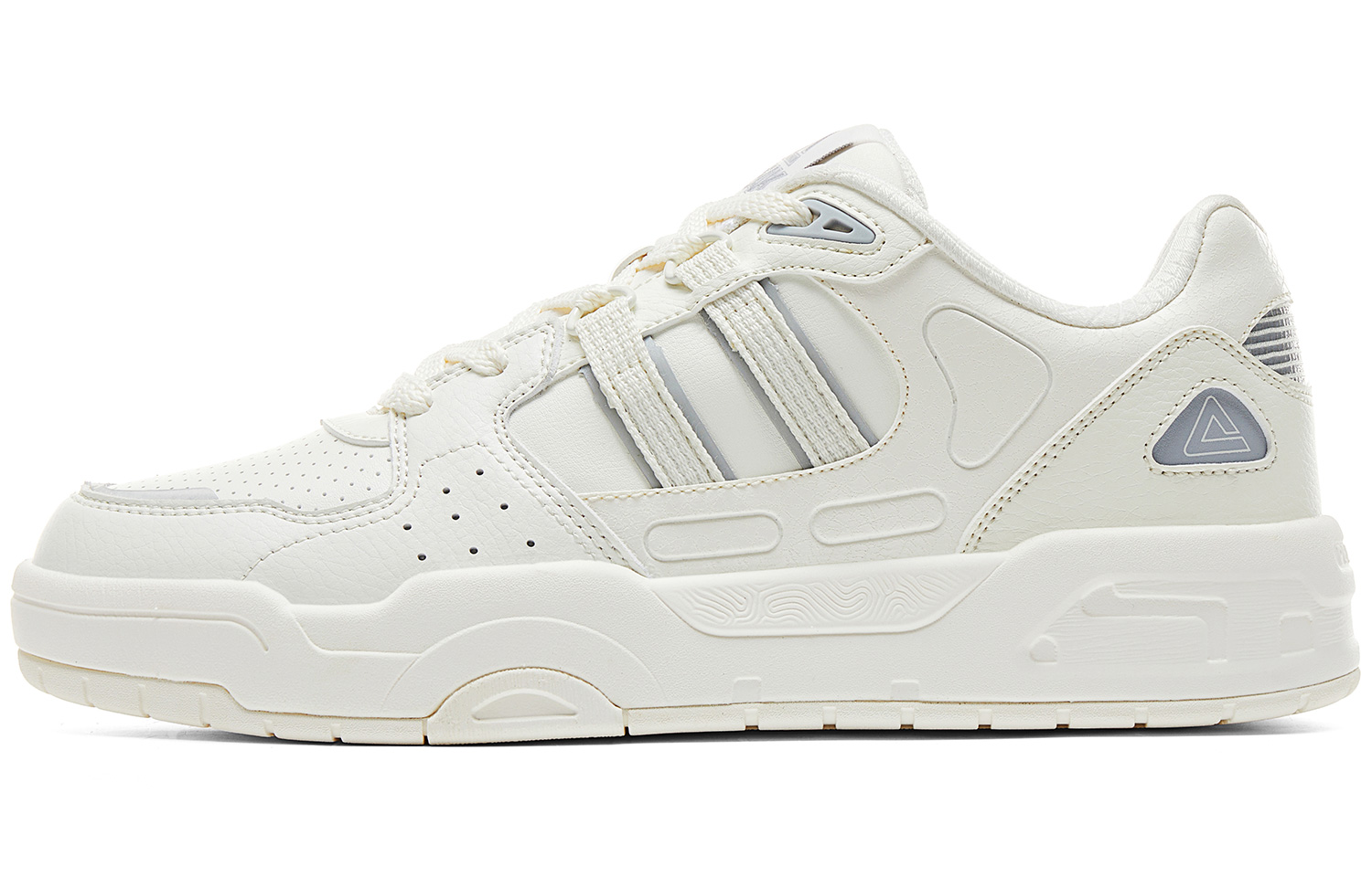 Peak Taichi Xingmiao Retro Low-Top Sneakers White Breathable Cushioning. DB430321 Ultra Lightweight White