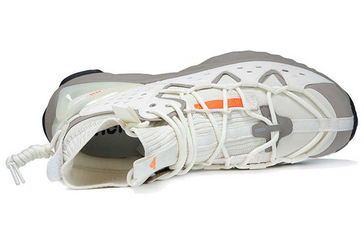 Shop Peak TaiJi ''Beige Mid-Top Sneaker'' DH040037