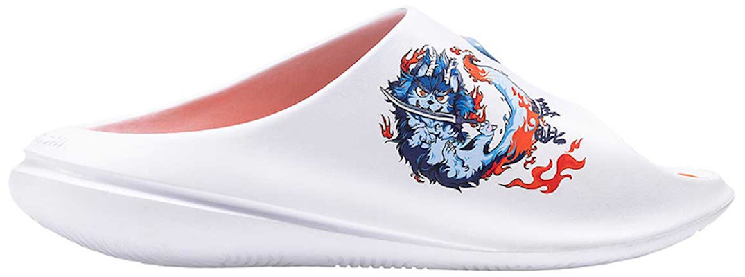 匹克 态极 涼拖 龍生九子睚眥 運動拖鞋 男款 白橙 Order 匹克 态极 涼拖 龍生九子睚眥 運動拖鞋 男款 白橙