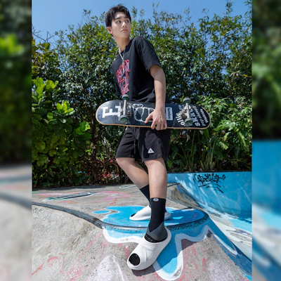 Peak TaiJi Slide 'Xiaopang Da Bai'