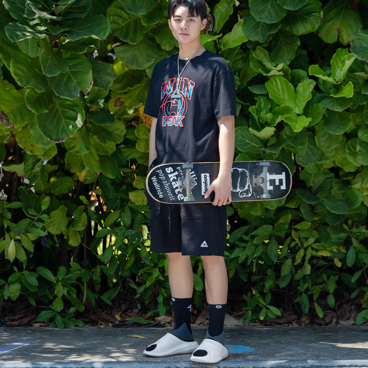 Peak TaiJi Slide 'Xiaopang Da Bai'