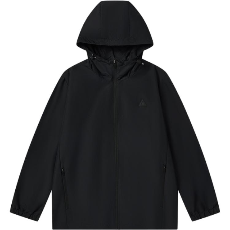 Peak Urban Training Outdoor Water-Resistant Hooded Jacket Black DF233041