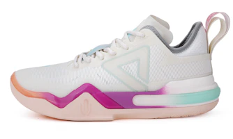 PEAK Wiggins AW1 One-Piece Taichi Low Basketball Shoes Beige DA340341 Beige Color PEAK Wiggins AW1 One-Piece Taichi Low Basketball Shoes Beige DA340341 Beige Color