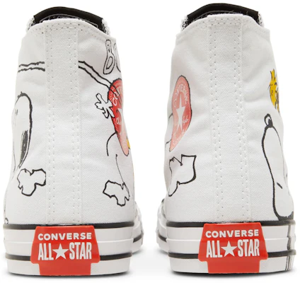Peanuts x Converse Chuck Taylor All Star High 'Snoopy and Woodstock' A01872F Sizing Peanuts x Converse Chuck Taylor All Star High 'Snoopy and Woodstock' A01872F