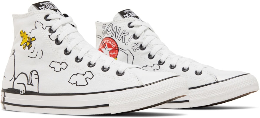 Peanuts x Converse Chuck Taylor All Star High 'Snoopy and Woodstock' A01872F 1