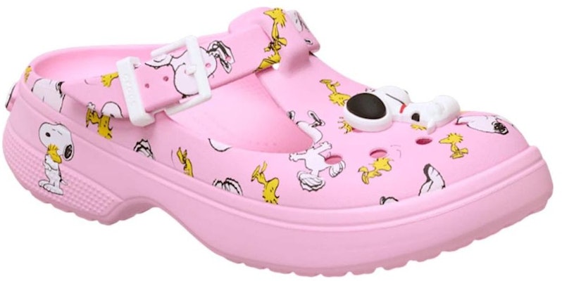 Peanuts x Crocs Mary Jane Clog 'Pink' 211130-90H Order Peanuts x Crocs Mary Jane Clog 'Pink' 211130-90H