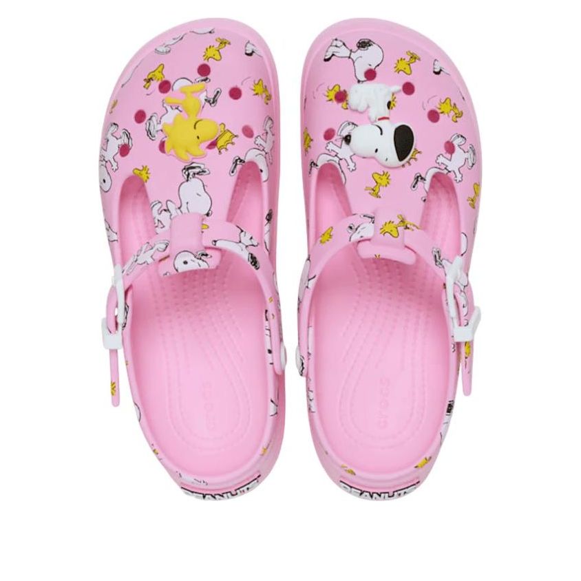 Lookbook Peanuts x Crocs Mary Jane Clog 'Pink' 211130-90H
