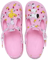 Lookbook Peanuts x Crocs Mary Jane Klomp ''Roze'' 211130-90H