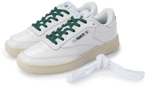 ピーナッツ×リーボック Club C 85 白/緑 RB00010 Buy ピーナッツ×リーボック Club C 85 白/緑 RB00010