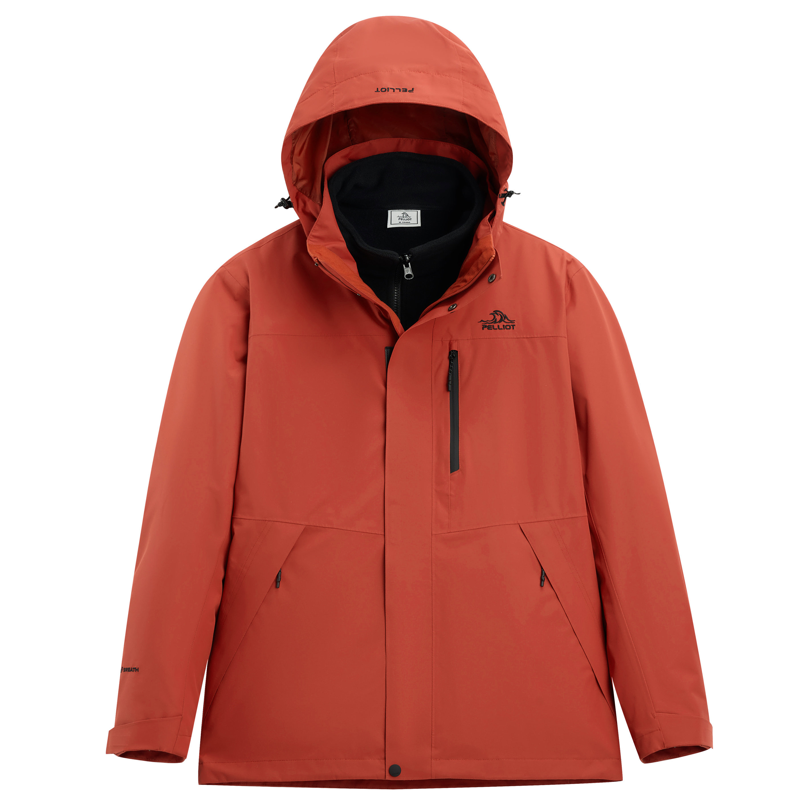 PELLIOT Classic 2.0 3-in-1 Waterproof Windproof Outdoor Hiking Jacket 11340105