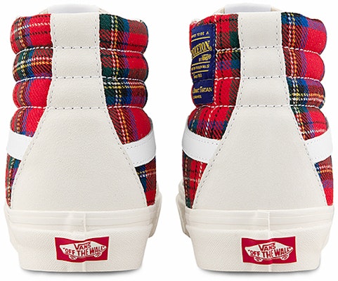 Pendleton x Vans SK8 HI 38 聯名休閒 高筒 滑板鞋 男女款 紅白 Shop Pendleton x Vans SK8 HI 38 聯名休閒 高筒 滑板鞋 男女款 紅白