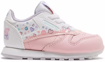 (Toddler) Peppa Pig x Reebok Classic Leather 'Bubbles and Hearts' GZ6485 (Toddler) Peppa Pig x Reebok Classic Leather 'Bubbles and Hearts' GZ6485