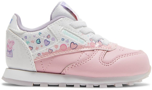 (TD) 小猪佩奇 x 锐步经典皮革 '泡泡和心'版本 GZ6485 Buy (TD) 小猪佩奇 x 锐步经典皮革 '泡泡和心'版本 GZ6485