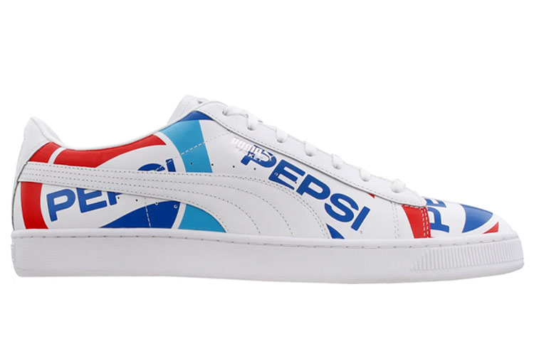 Order 펩시 x 푸마 바스켓 '화이트 블루' 368345-02