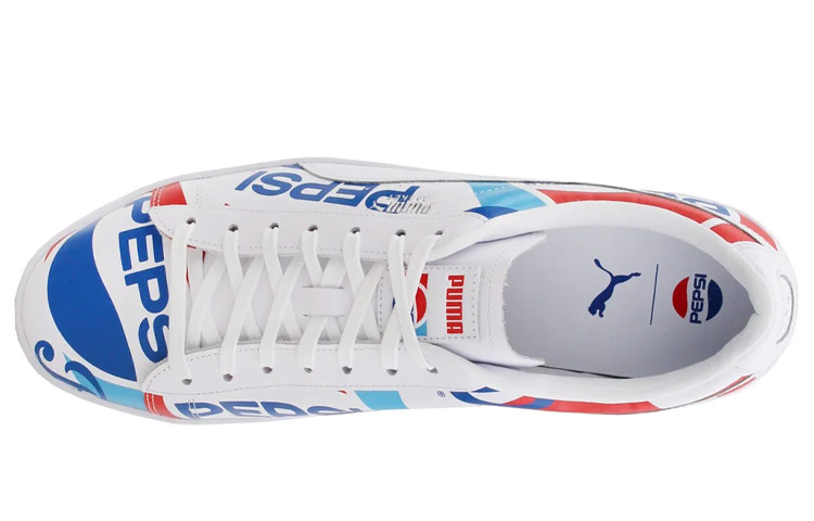 Lookbook 펩시 x 푸마 바스켓 '화이트 블루' 368345-02