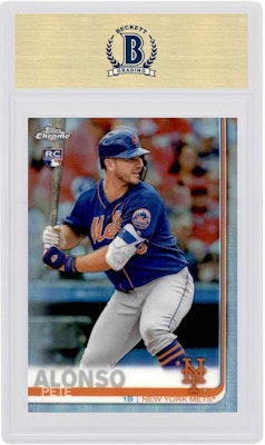 Pete Alonso 2019 Topps Chrome Rookie Refractor #204 Order Pete Alonso 2019 Topps Chrome Rookie Refractor #204