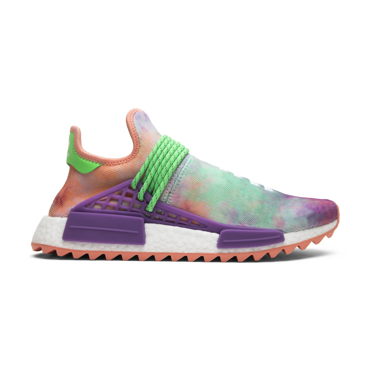 Pharrell Williams x adidas NMD Human Race Trail Holi Festival Chalk Coral AC7034